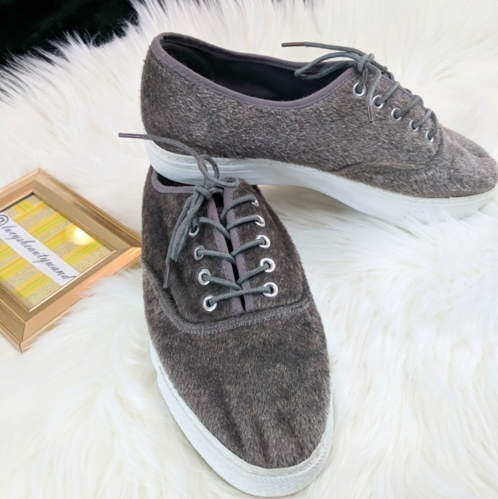 Mosson Bricke Mens lace fur Shoes